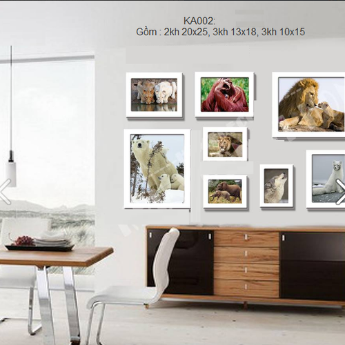 Khung ảnh bộ 8 khung - KA002